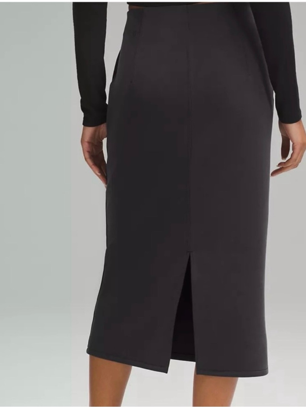 lululemon | Taupe Pencil Midi Skirt | Size 2 - Picture 10 of 13